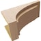 Ekena Millwork 8"W x 16"D x 8"H Wide Helena Rough Cedar Woodgrain TimberThane Corbel, Primed Tan CORUR08X16X08HELRCPR - alternate 4